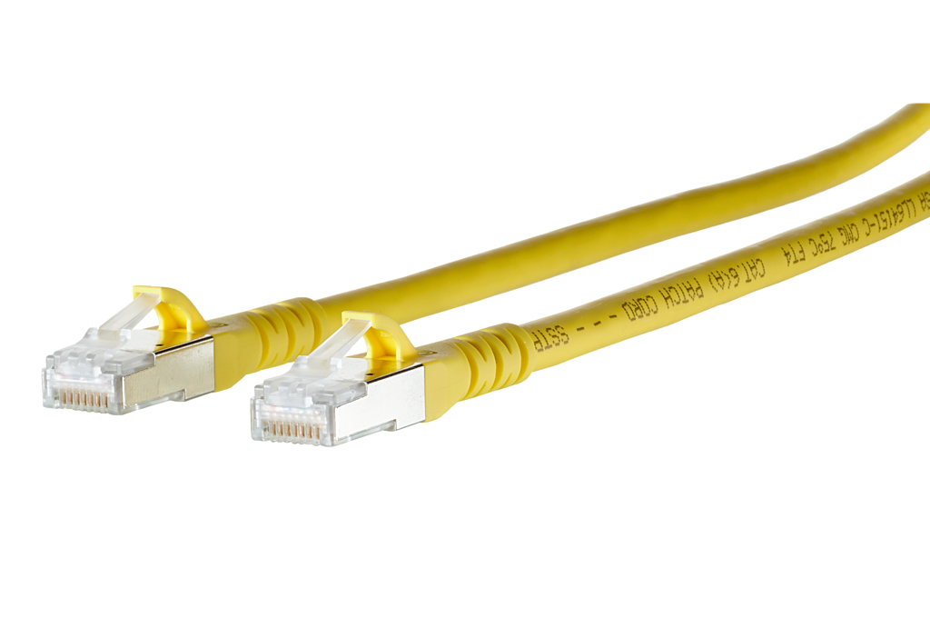 Cordon de brassage Cat.6A AWG 26 50,0 m jaune