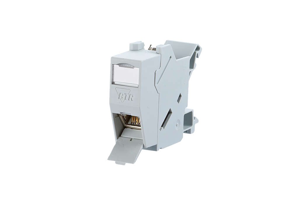 E-DAT modul REG 1 port IP20 gris clair