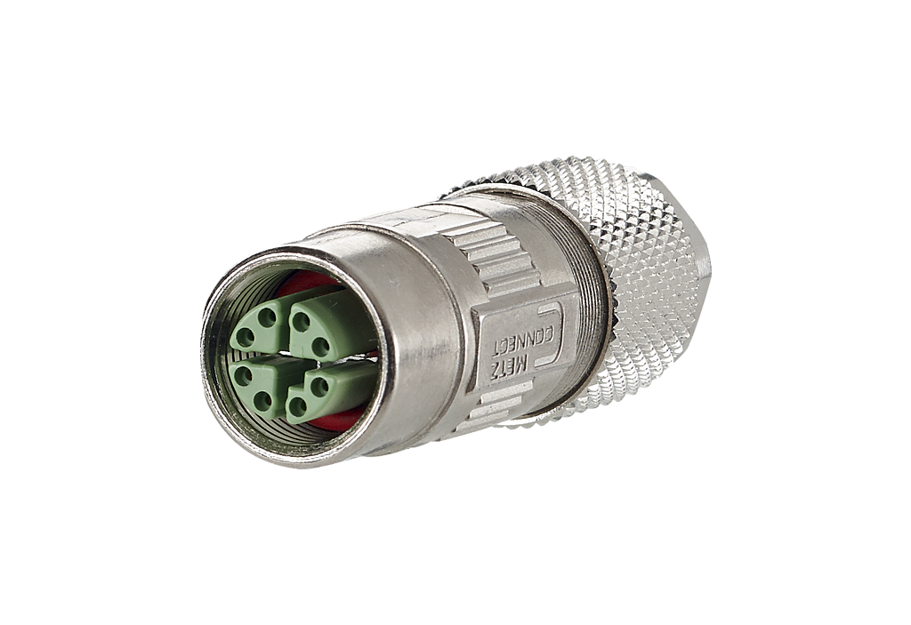 M12 connecteur codage X IP67, confectionner sur site